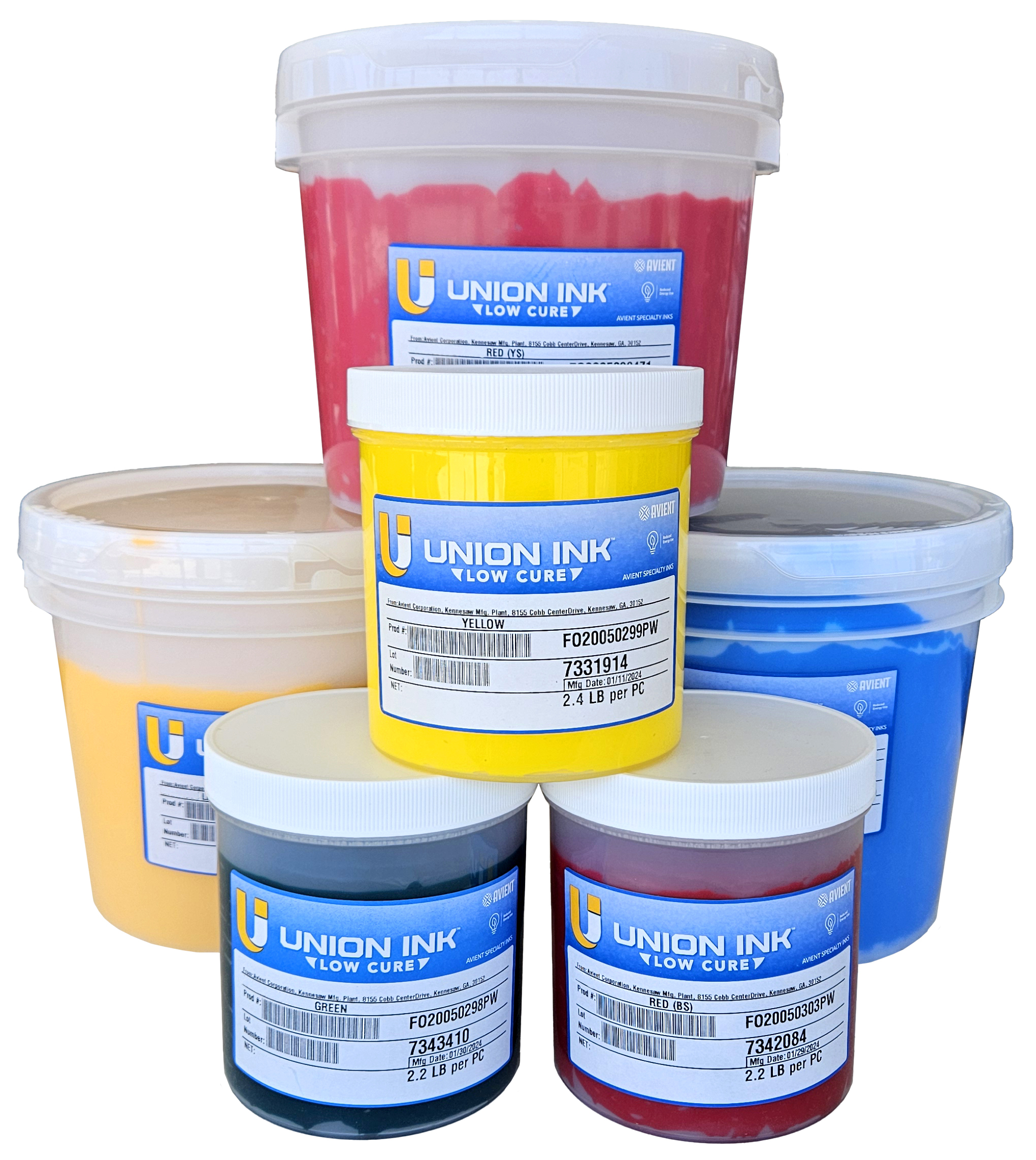 <p>Union™ Omni Low Cure range is a low cure ink system with a recommended cure temperature of 270°F/132°C. Products include a variety of premixed athletic colors utilizing non-migrating pigments, as well as a bleed blocking barrier gray and barrier black. </p>